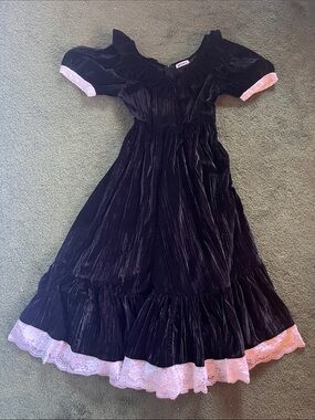 Batsheva Mary Dress Crushed Velvet